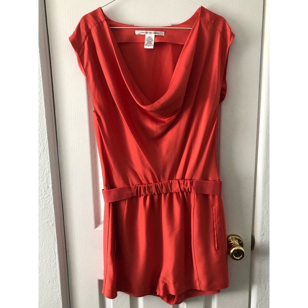 DVF Silk Poppy Jumper Sz 8